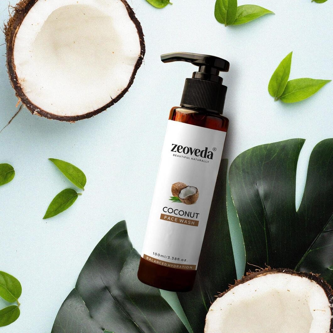 Get your hands on Zeoveda Coconut Facewash for natural skin hydration